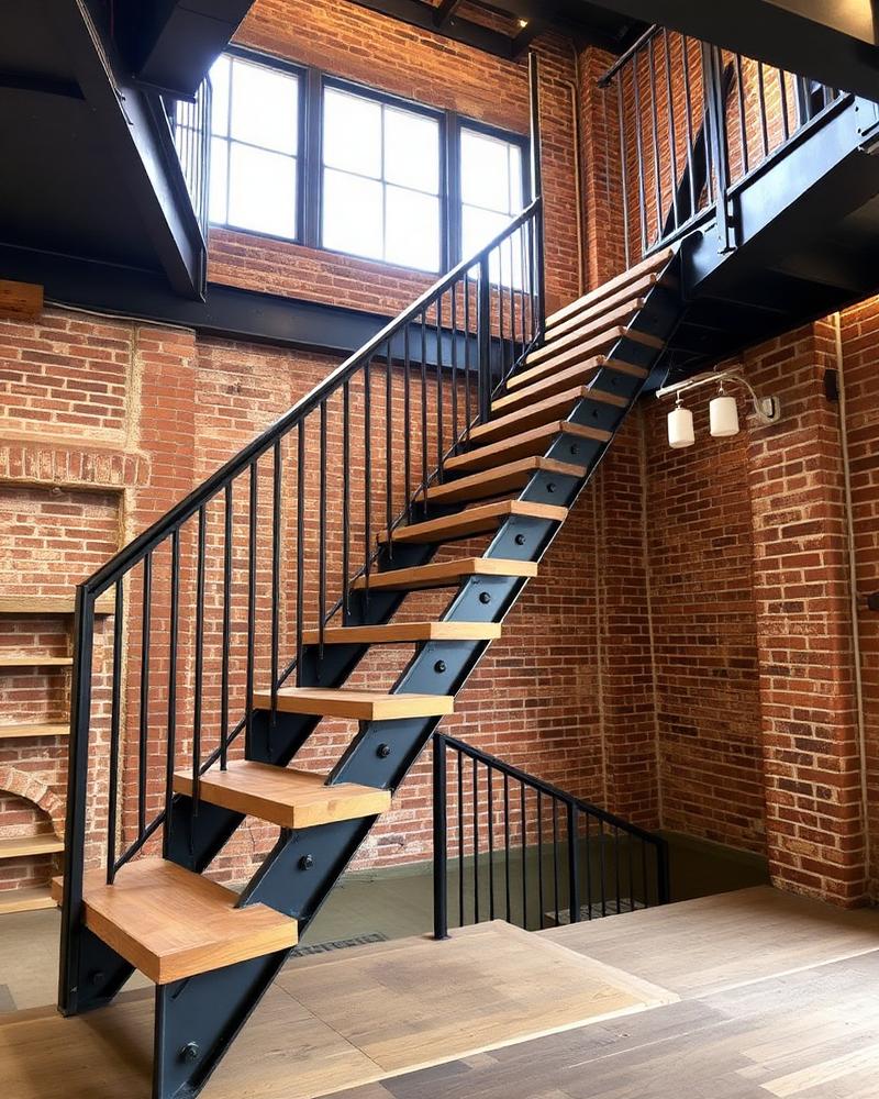 Industrial Steel & Oak